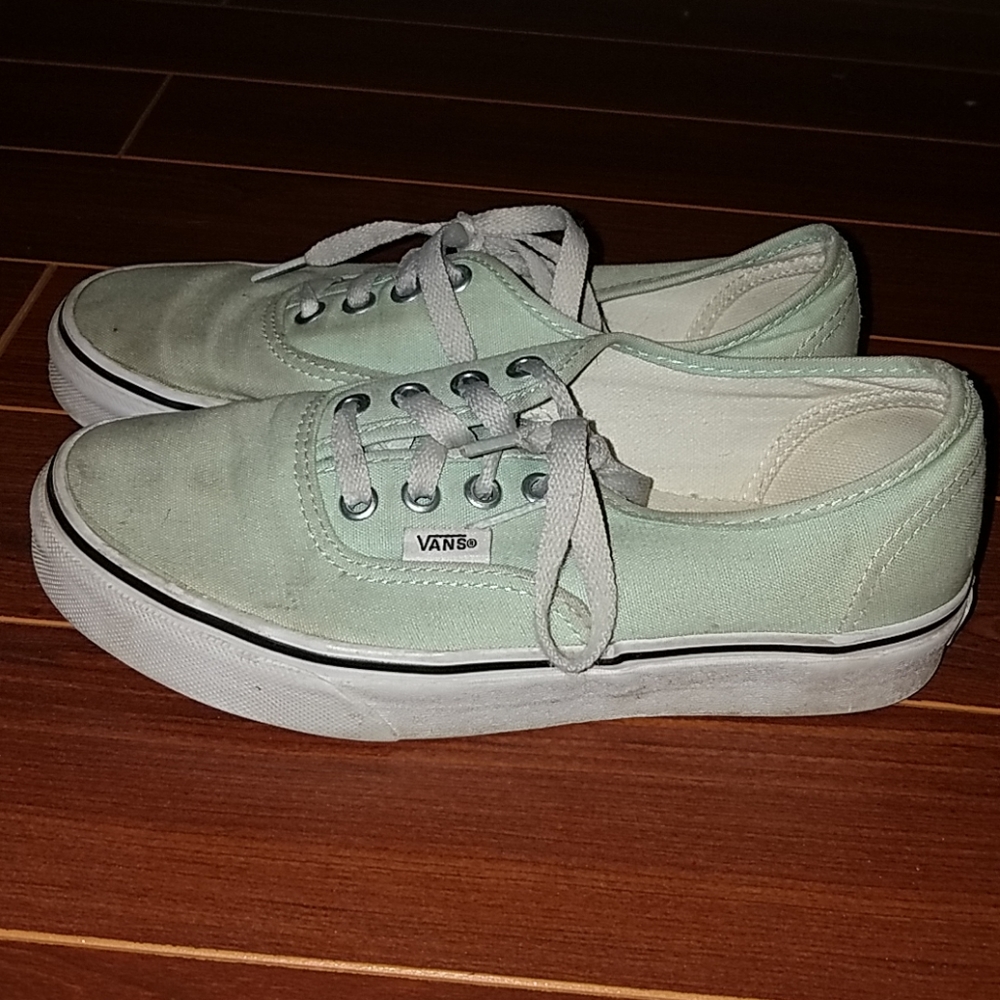 Mint green vans